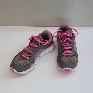 Under Armour Micro G Assert 4 Pink Gray Running Shoes